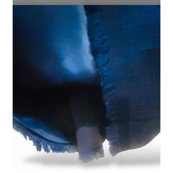 J. Crew Womens Navy Blue Sheath Dress Frayed Trim Sz 6 Classic Bodycon Boucle - Picture 5 of 13